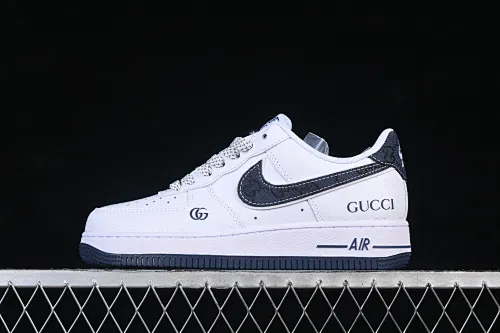 All categories Nk Air Force 1 Air Force series Nk Air Force 1 Low Air Force low-top Nike Air Force 1'07 Low Gucci joint denim blue print Air Force 1 low-top casual sneakers XX3168-196
